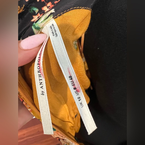 Anthropologie Printed V-Neck Maxi Dress - Picture 6 of 16